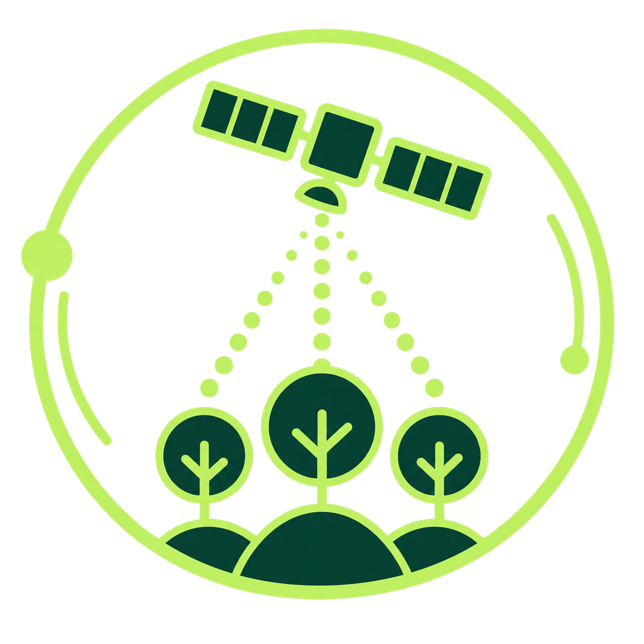 SilvaLab satellite, LiDAR and forest emblem